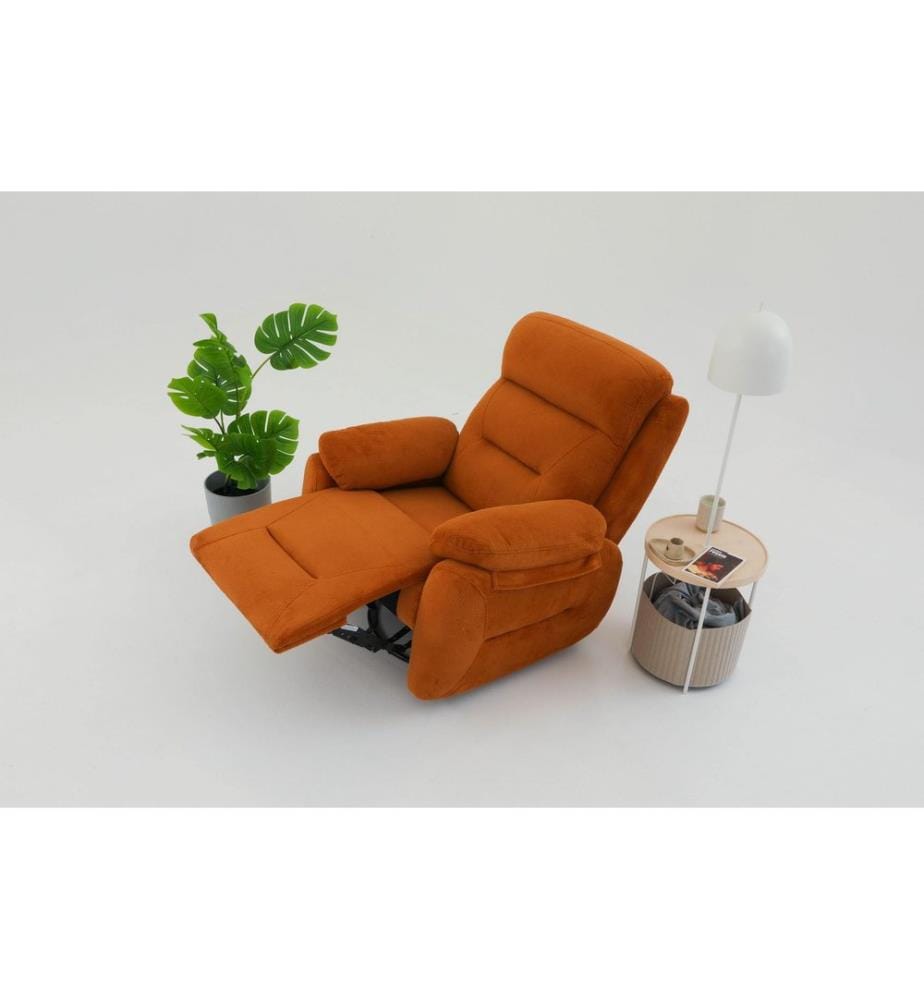 Fauteuil inclinable Comfort Manuel - Rouge Tuile
