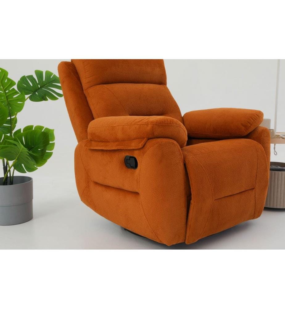 Fauteuil inclinable Comfort Manuel - Rouge Tuile
