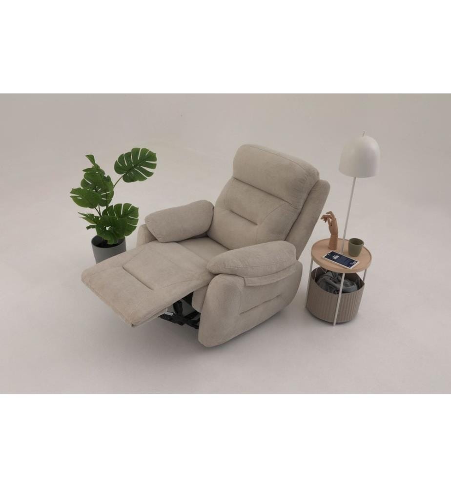 Fauteuil inclinable Comfort Manuel - Crème