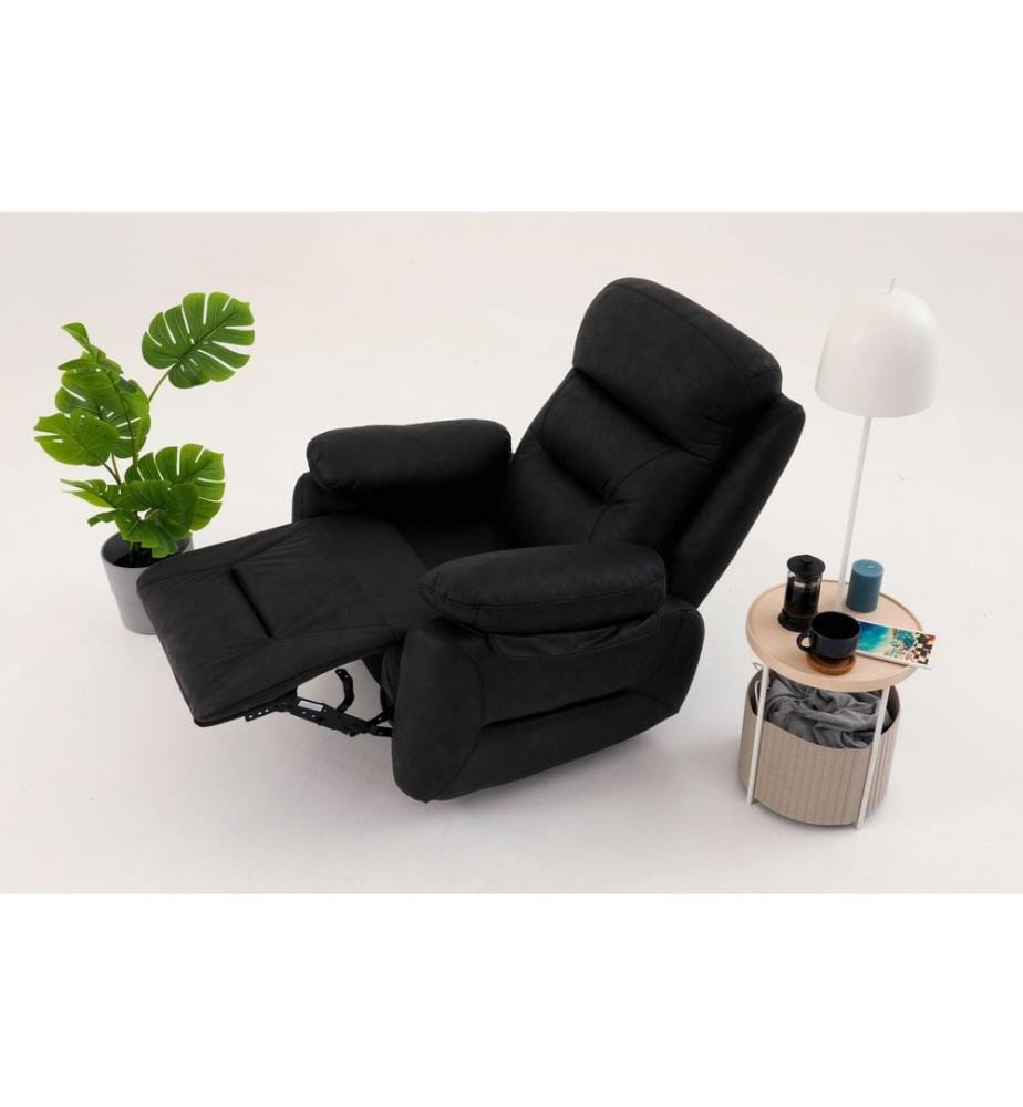 Fauteuil inclinable Comfort Manuel - Noir