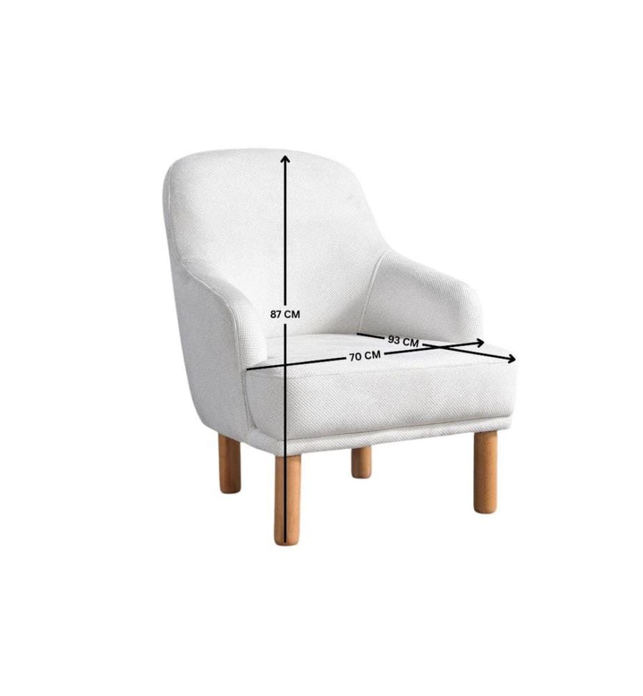 Chaise Wing Class Bohem - Crème