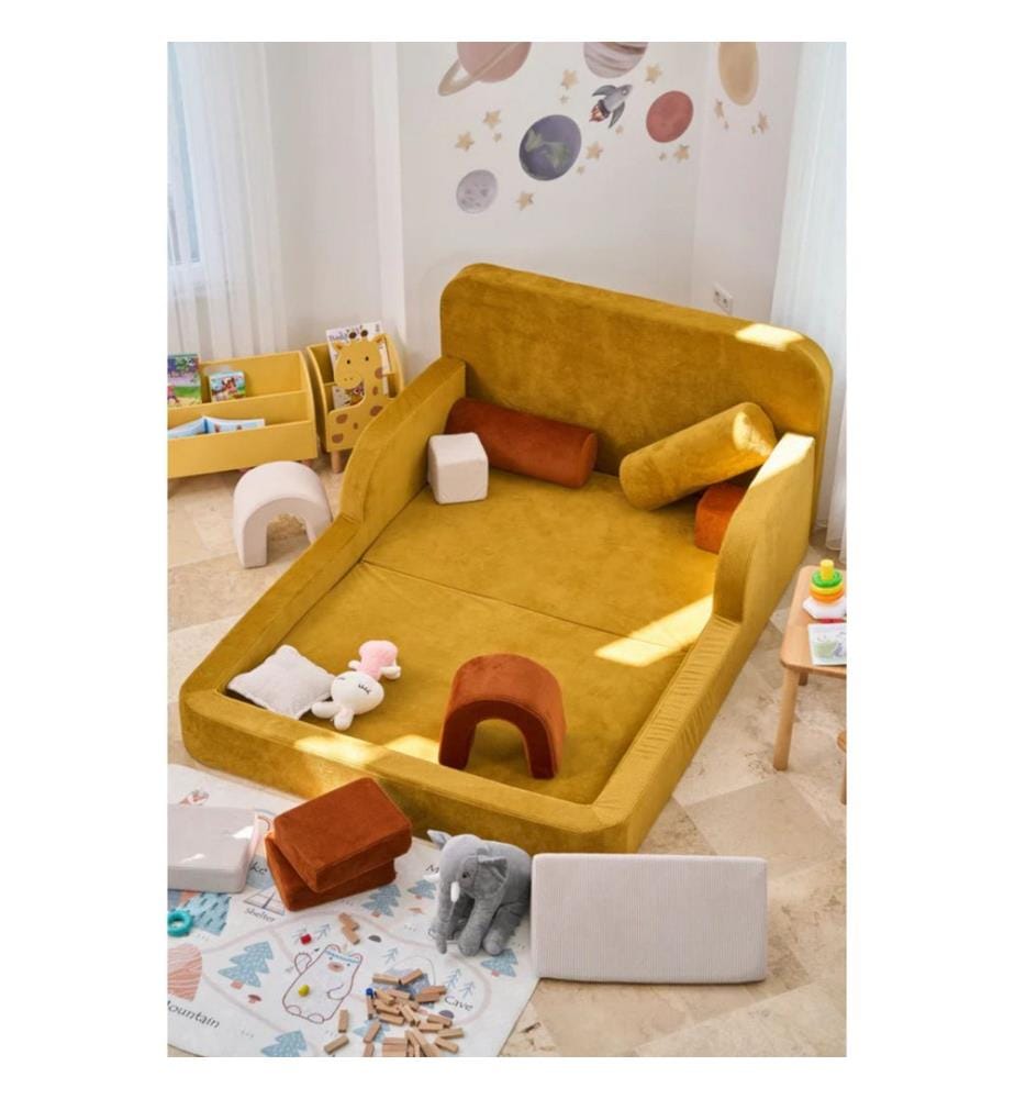 Kinderbett Funbed Double 116 - Senf