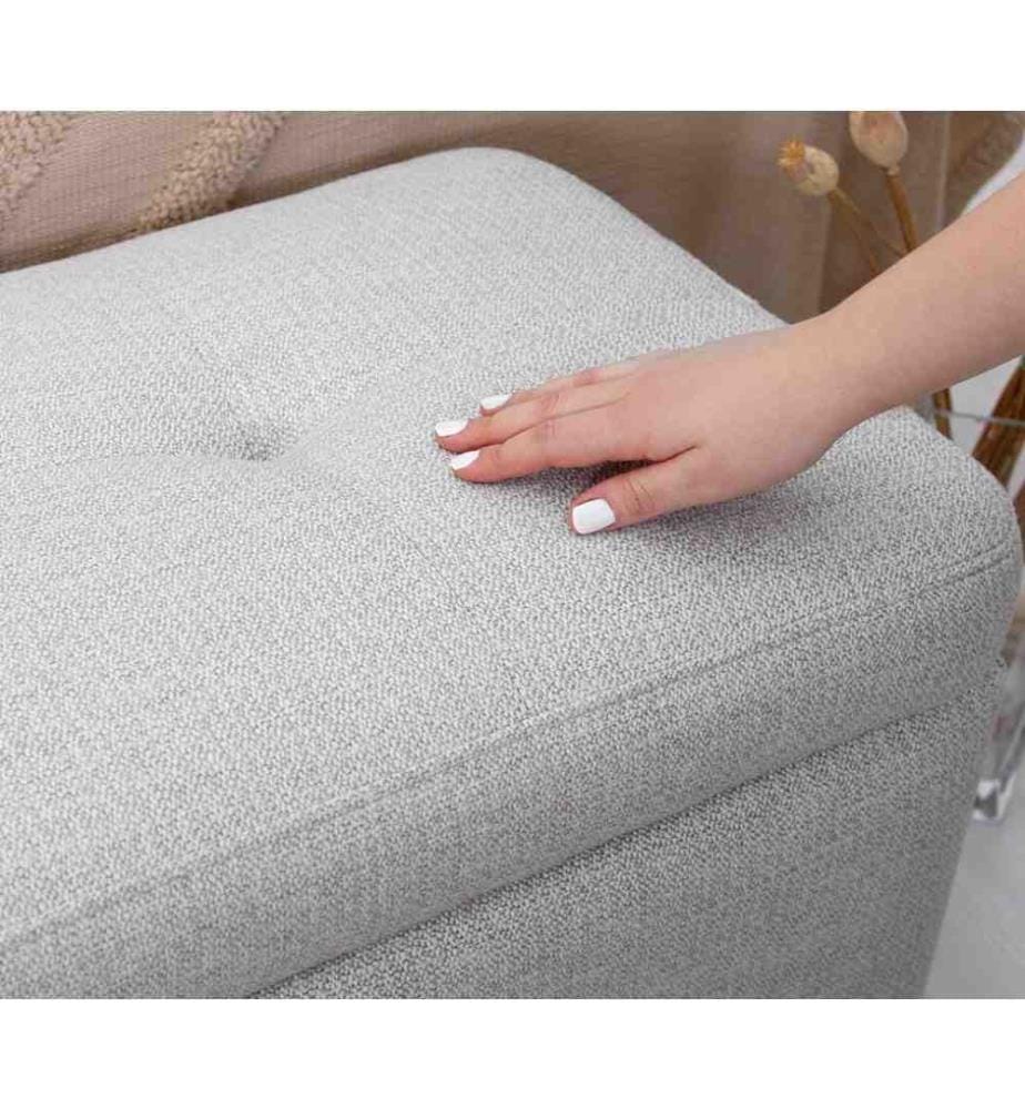 Pouf Rocio - Gris Clair
