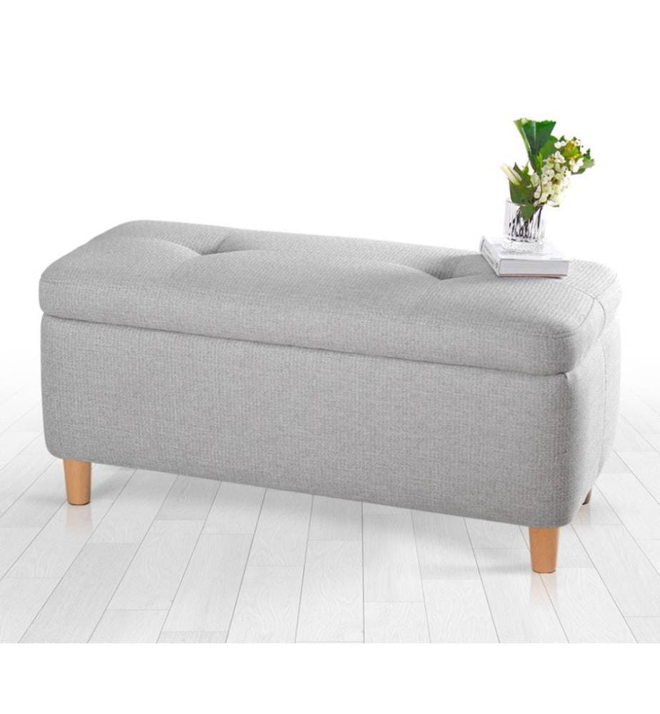 Pouf Rocio - Gris Clair