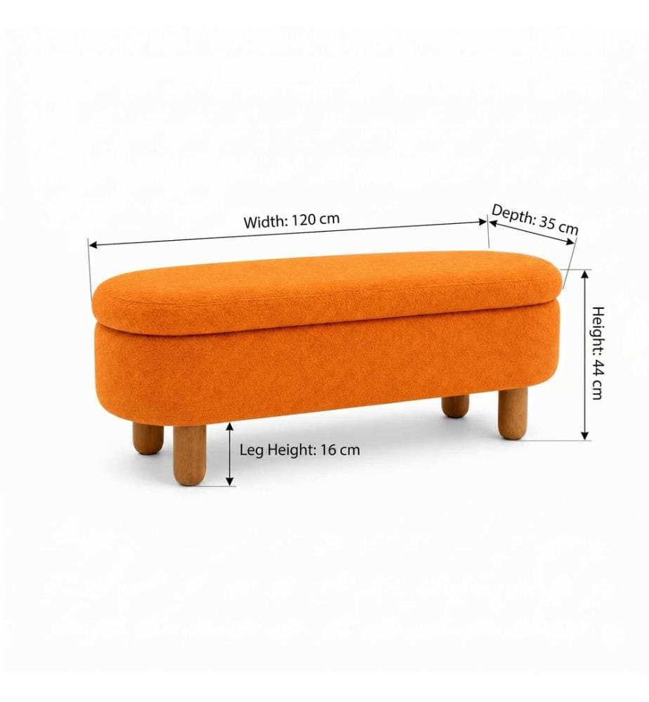 Bohem pouffe - Orange