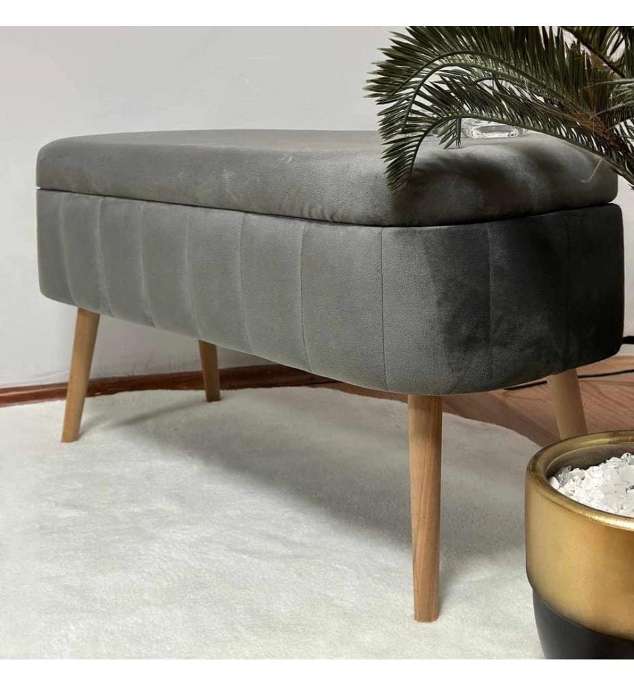 Oslo pouffe - Anthracite