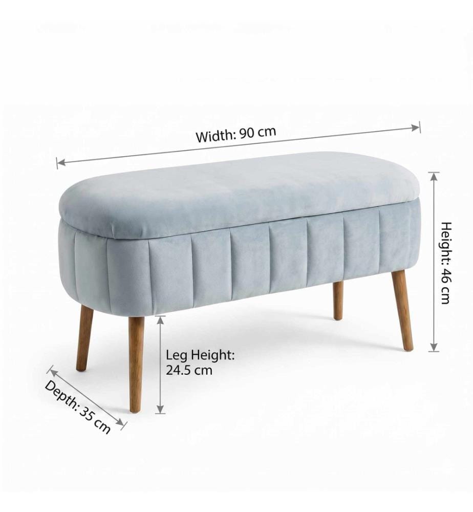 Oslo Pouffe - Grey