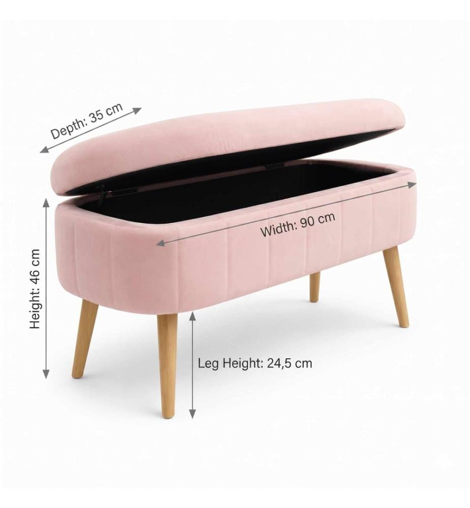 Pouf Oslo - Rose