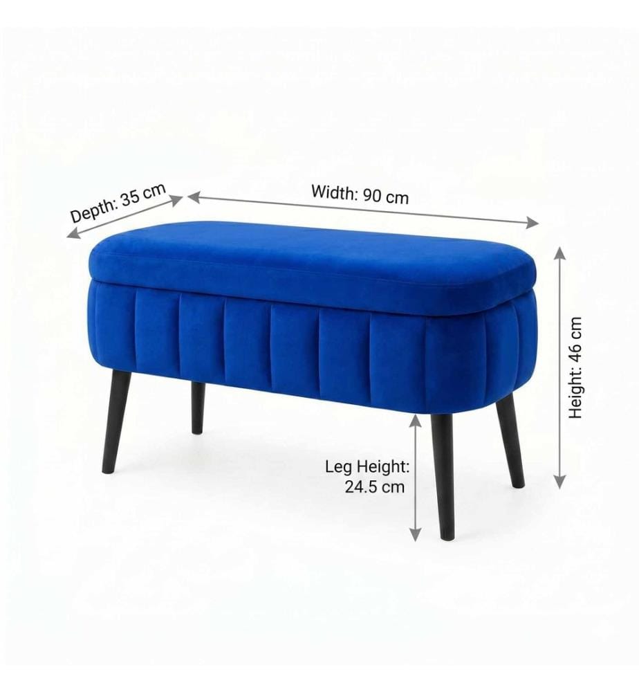 Pouf Oslo - Sax Blue