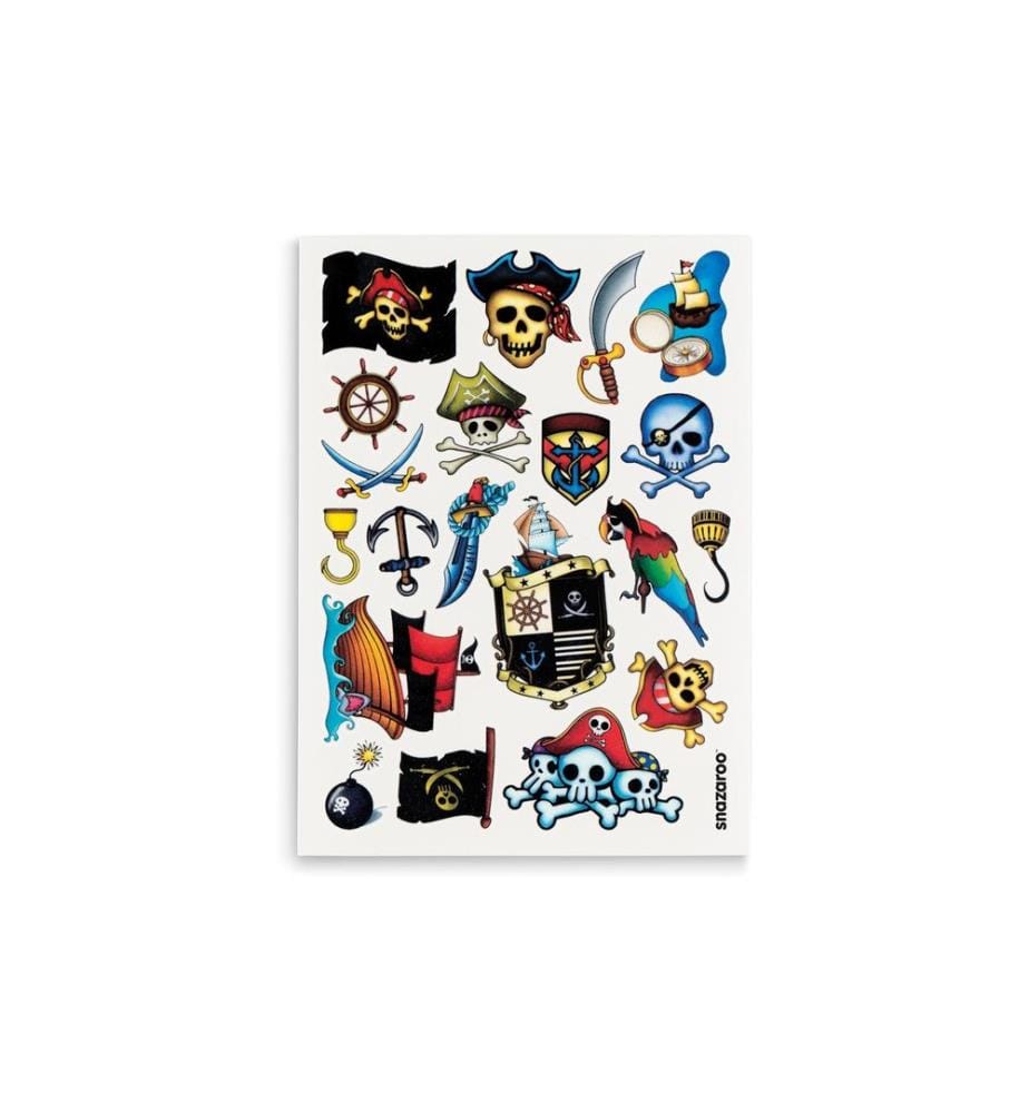 Snazaroo - Zubehör Tattoos Piraten, 20 Stück