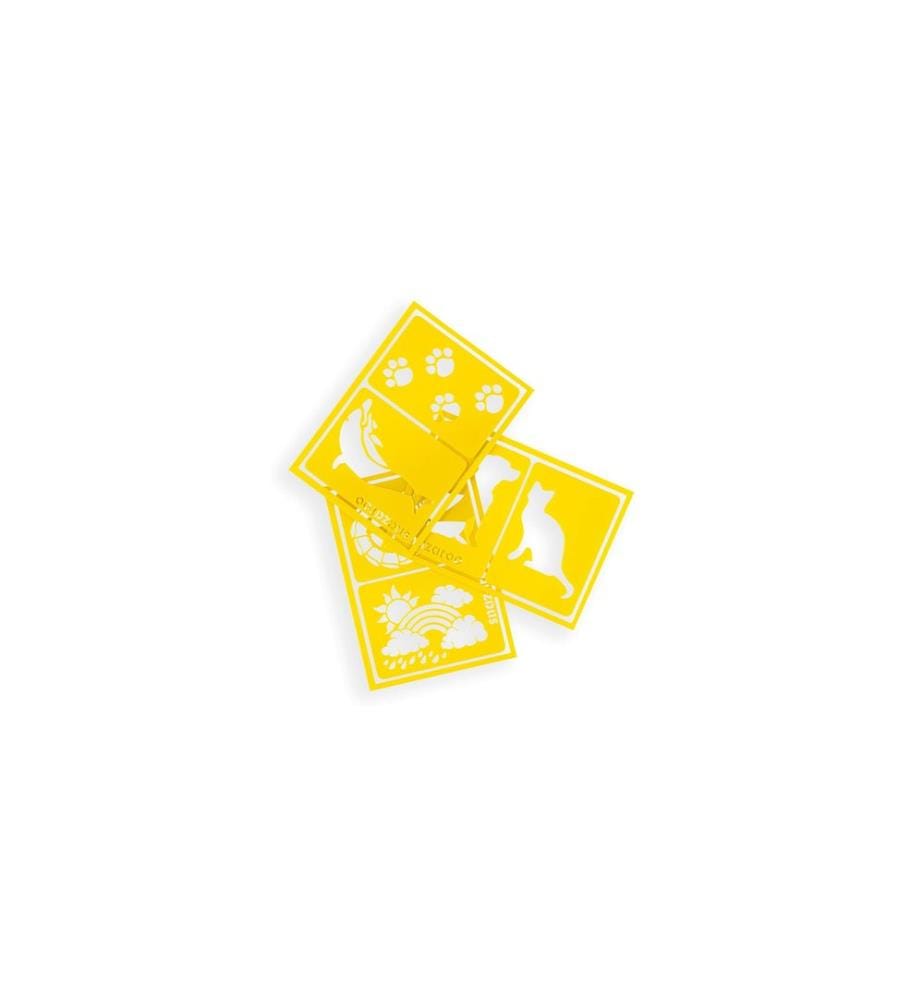 Snazaroo - Zubehör Schablonen Gemischt, 6 Stück