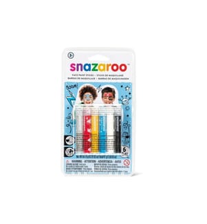 Snazaroo - Zubehör Schminkstifte Jungen, 6 Stück