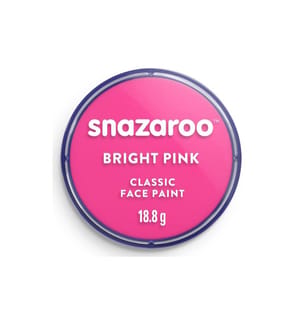 Snazaroo - Schminkfarbe Blister 18 ml, Leuchtrosa