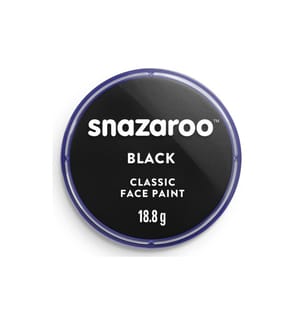 Snazaroo - Schminkfarbe Blister 18 ml, Schwarz