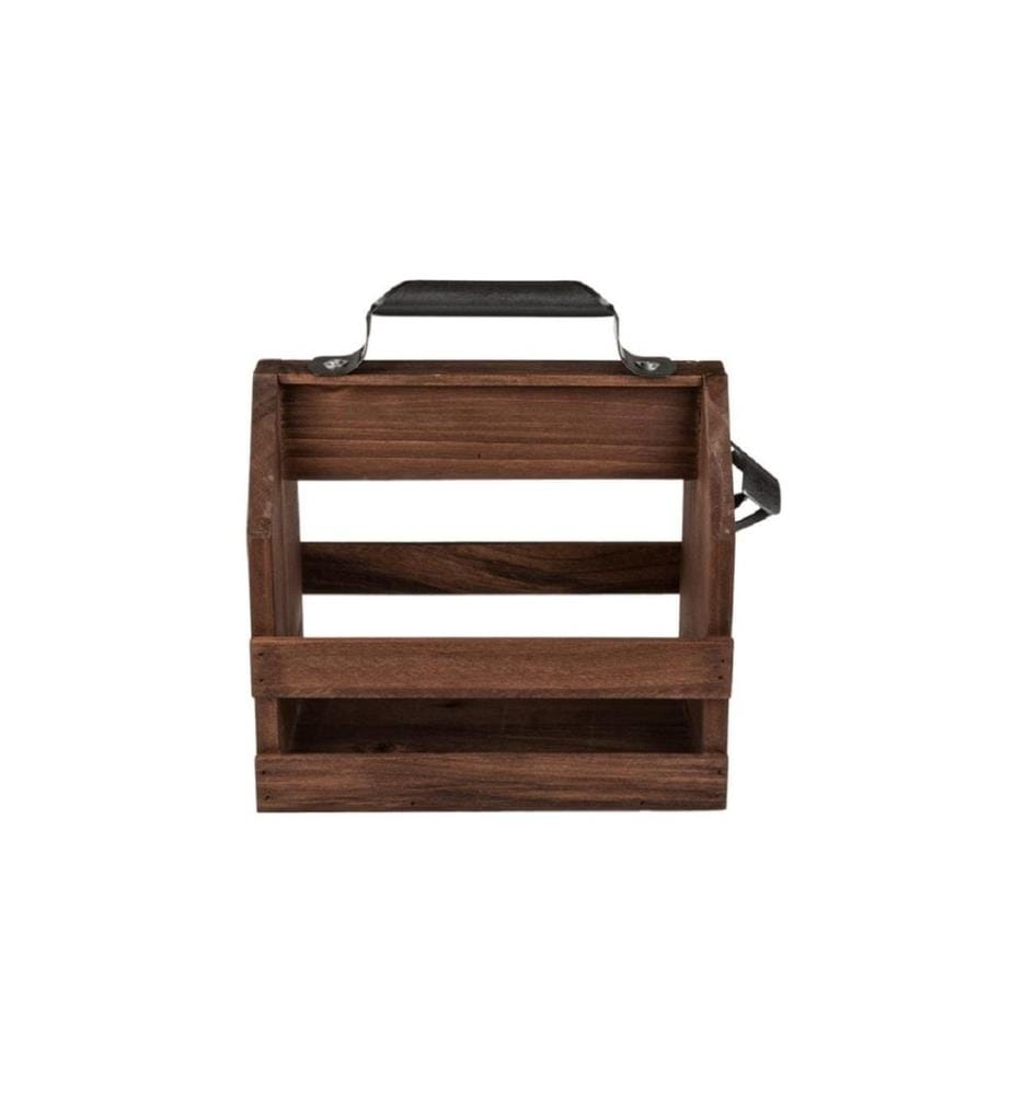 Partyartikel - Partyaccessoire Flaschenhalter aus Holz