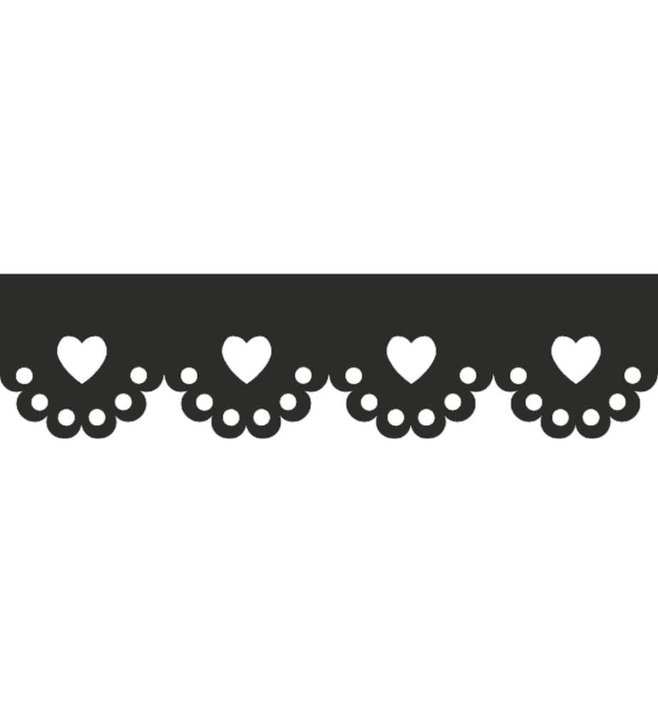 HEYDA - Bordürenstanzer Bordure Herz, 1.5 cm