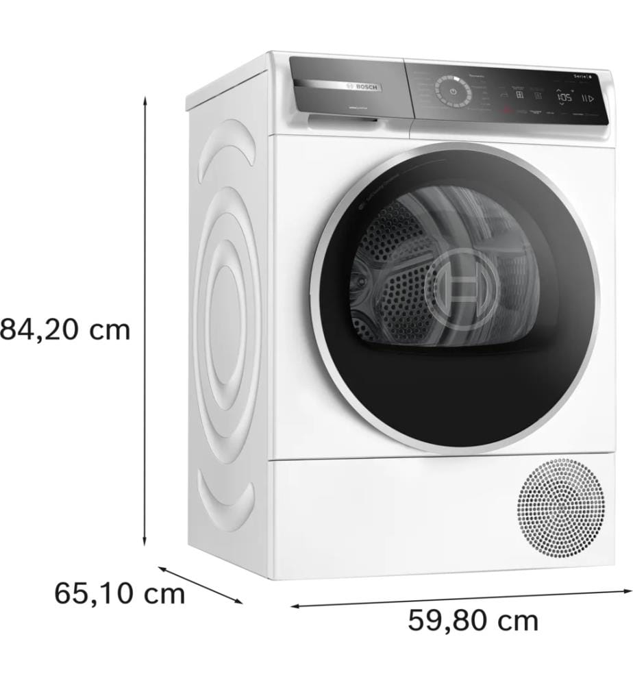9 kg Wärmepumpentrockner Serie 8 - Weiss