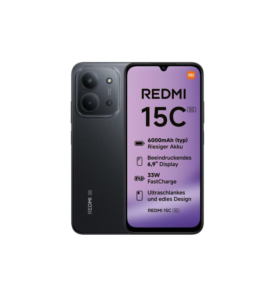 XIAOMI - Redmi 15C 4GB 128GB Black