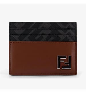 Leder und Ff-Stoff Kartenhalter - Durk Nut