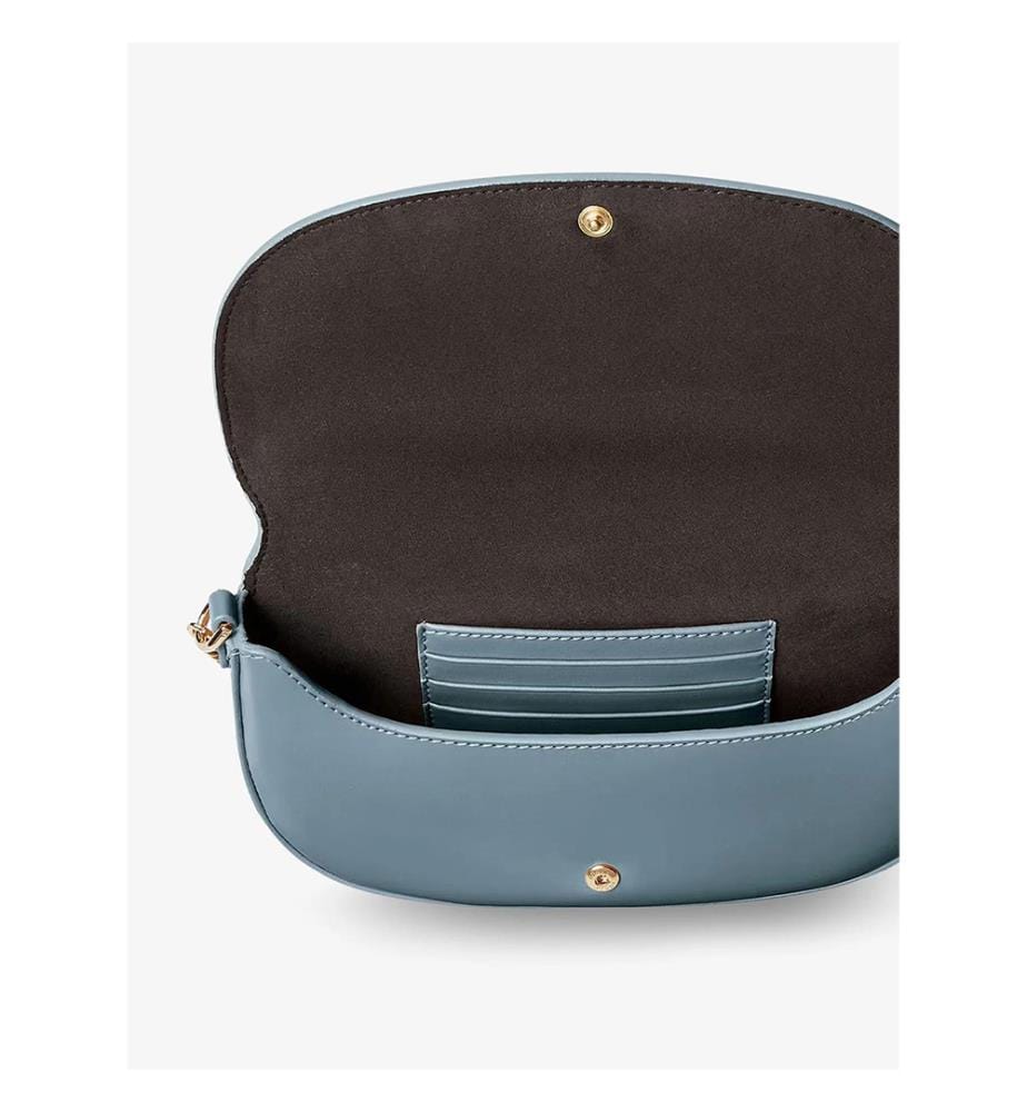 Fendigraphy-Umhängetasche mit Kette - Blau