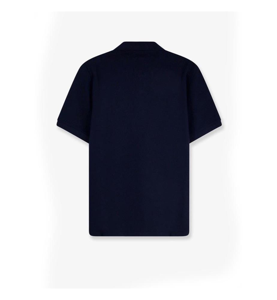 Polo en coton - Bleu