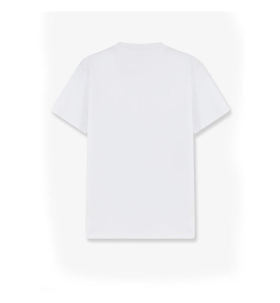 T-shirt en coton coupe ajustée - Blanc