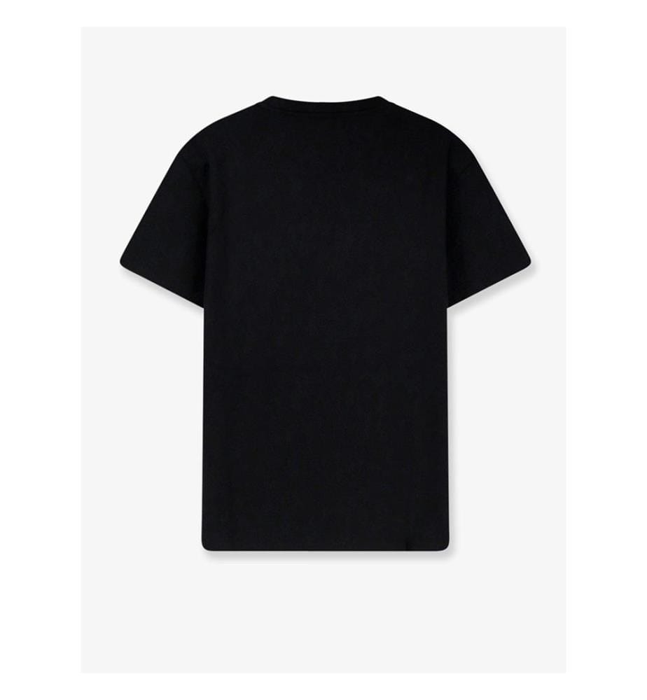 T-shirt en coton coupe ajustée - Noir
