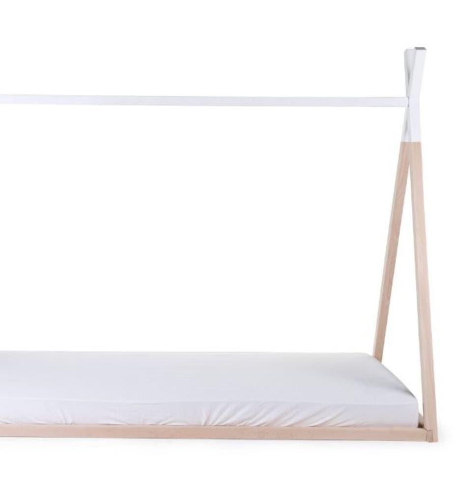 Tipi bed frame - natural/white