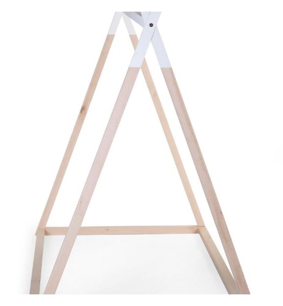 Tipi bed frame - natural/white