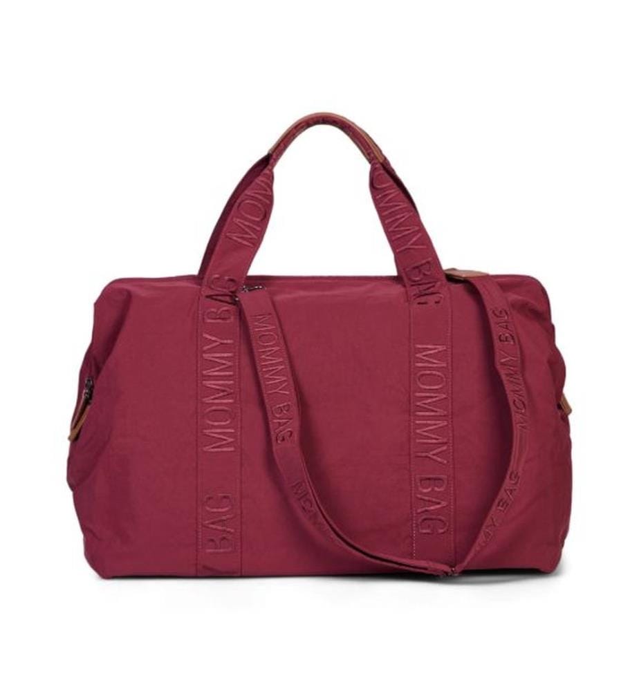 Borsa fasciatoio Mommy Bag Signature Urban - Borgogna