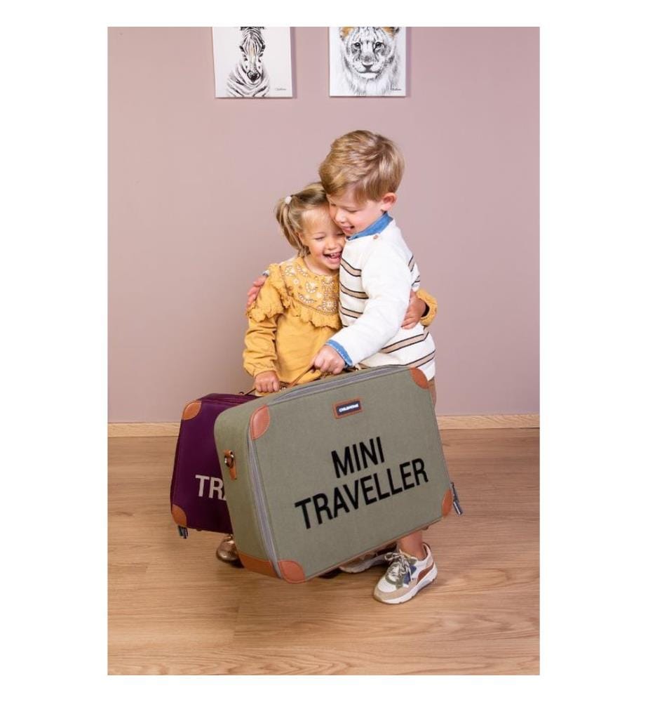 Valise Mini Traveller - Canvas Kaki
