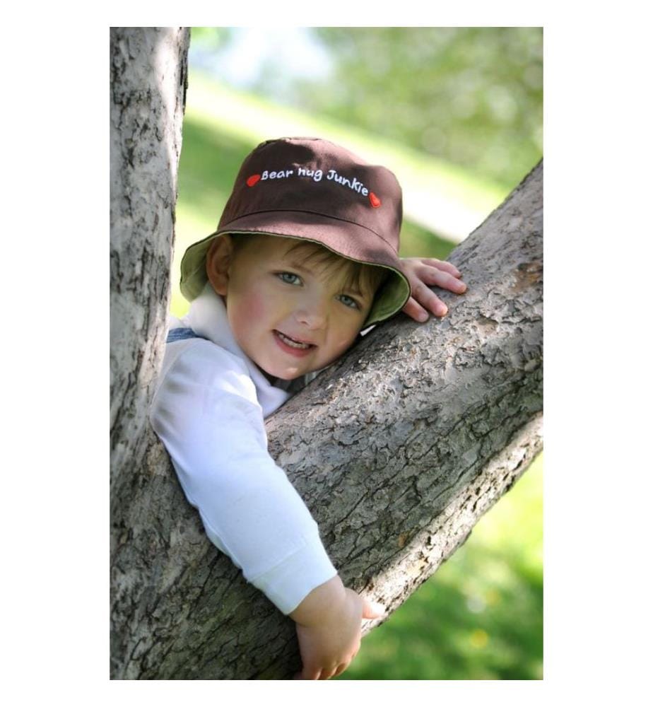 Lot de 2 chapeaux de soleil grenouille/ours M (2-4 ans)