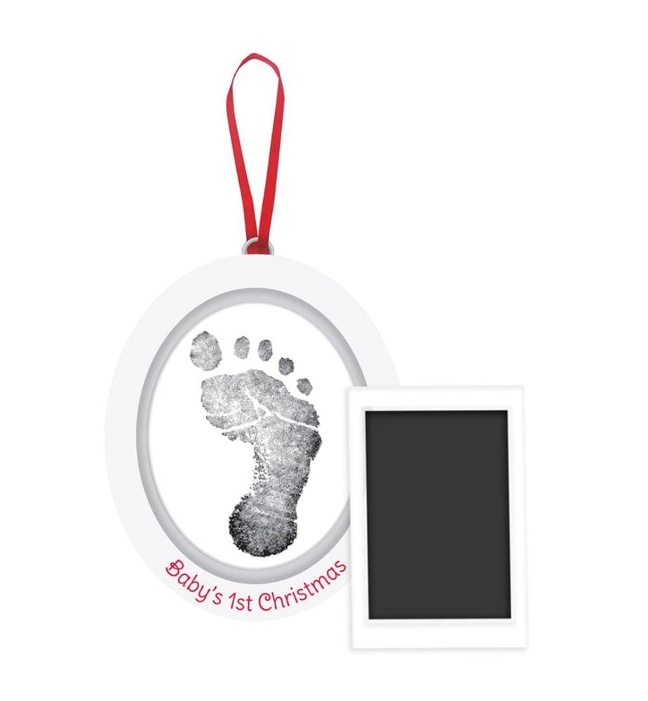 Cornice da Foto con Kit per Impronta - Bianco e Rosso