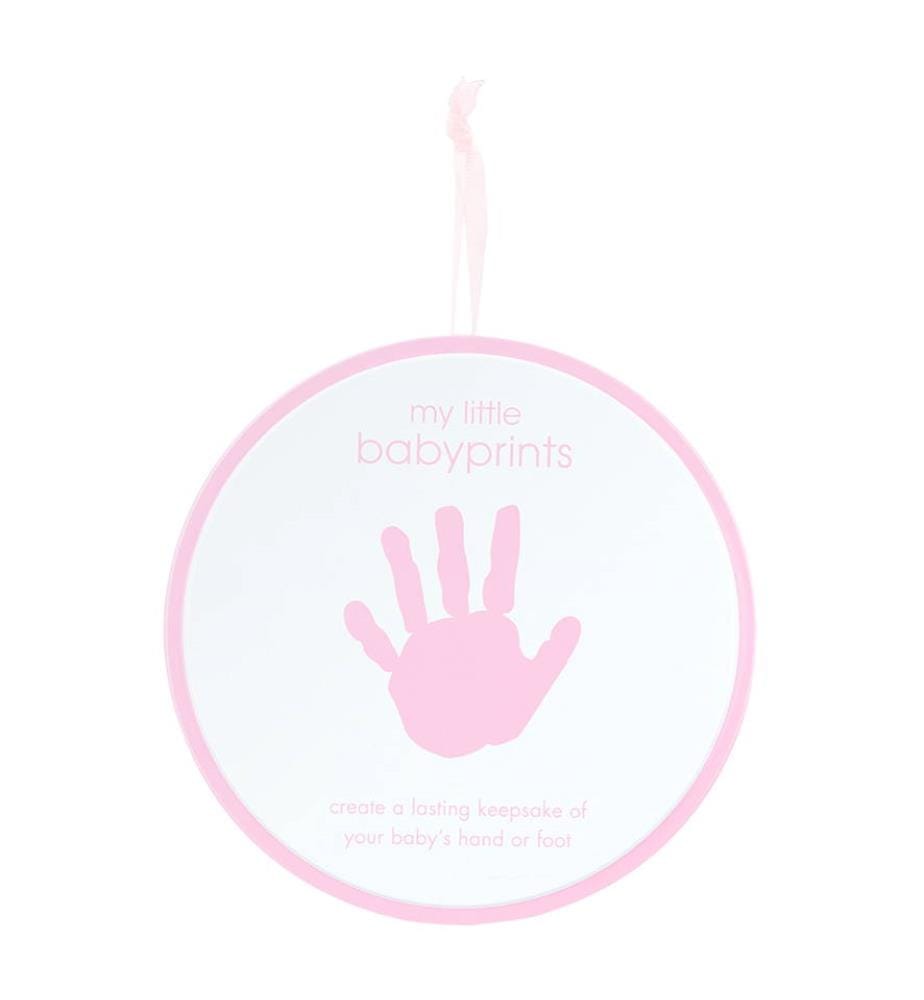 Kit per Impronta di Mano o Piede - Rosa Chiaro