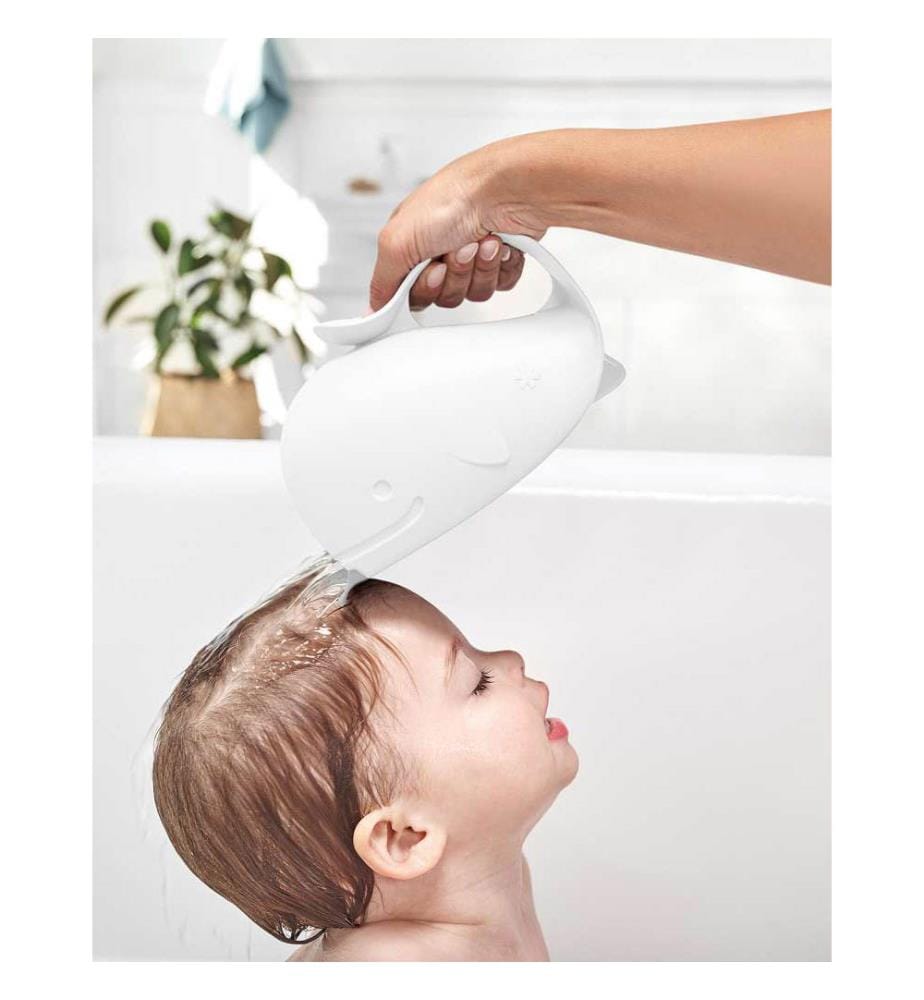 Moby Cascade Head Rinse Aid - White