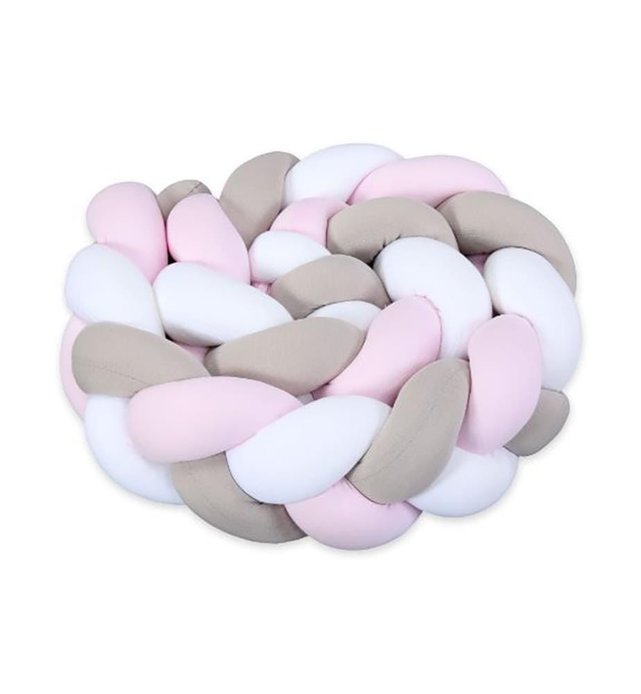 White/Beige/Rosé Braided Surrounding Snake 180