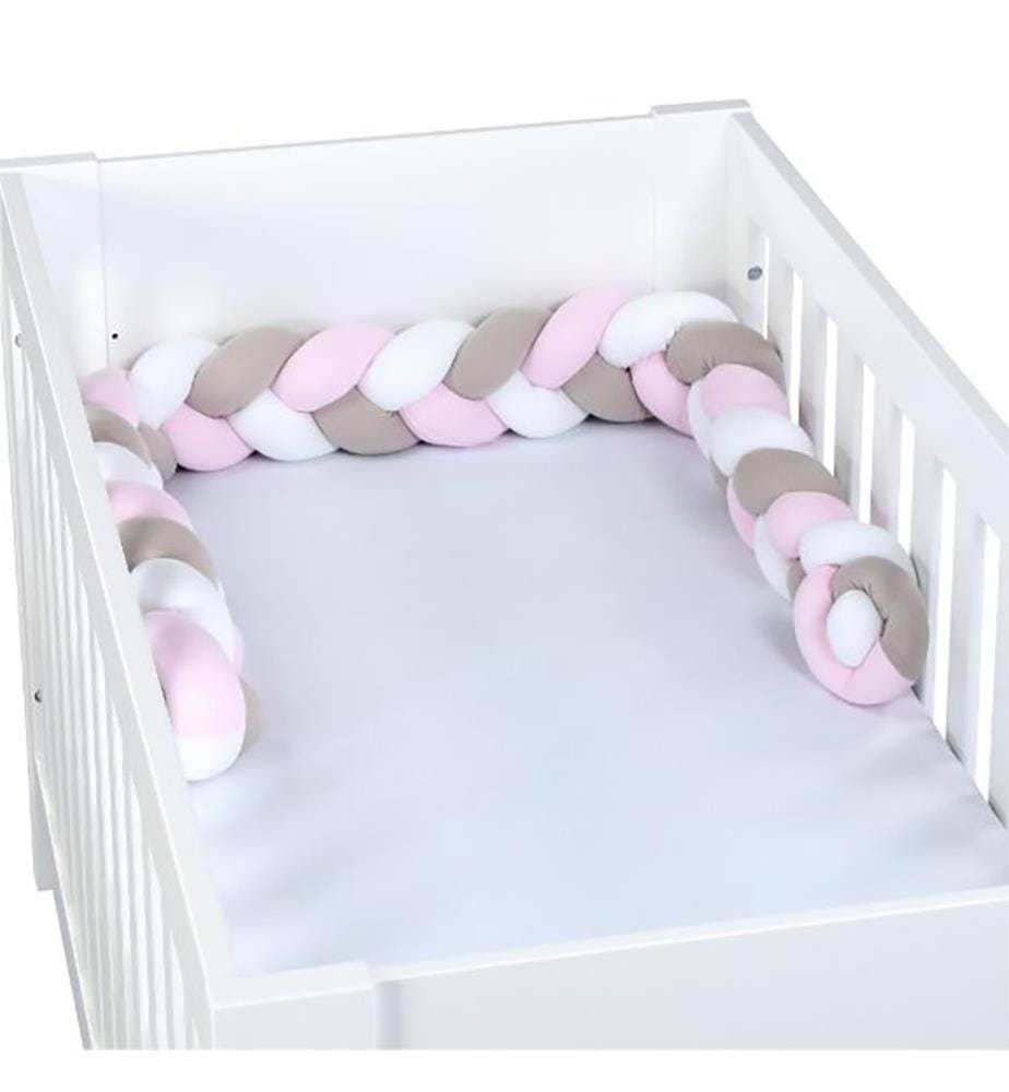 White/Beige/Pink Braided Surrounding Snake 200