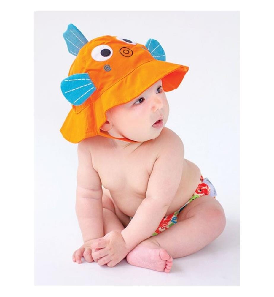 Maillot de bain & Casquette Poisson (6-12m)