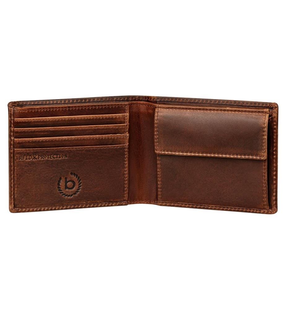 Bugatti - Portefeuille Romano Portefeuille RFID Brown