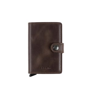 SECRID - Portefeuille Miniwallet Vintage Chocolate