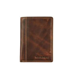 MAVERICK - Portefeuille Original Compact 9 x 12.3 cm, marron