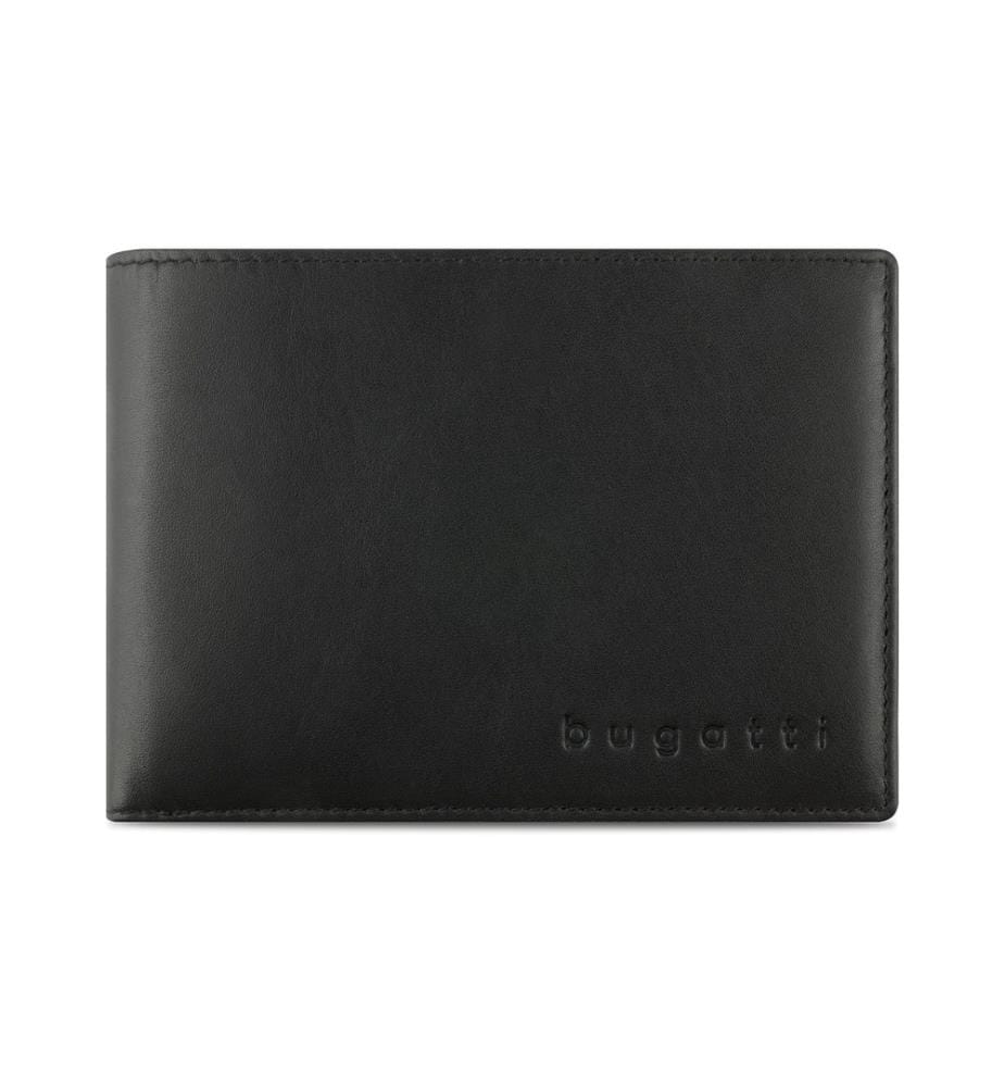 Bugatti - Portemonnaie Super Slim Schwarz