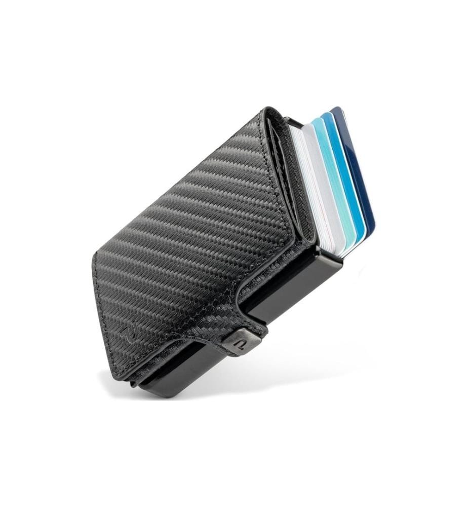 Puristo - Portemonnaie KLIK Magnet Slim XS, Carbon