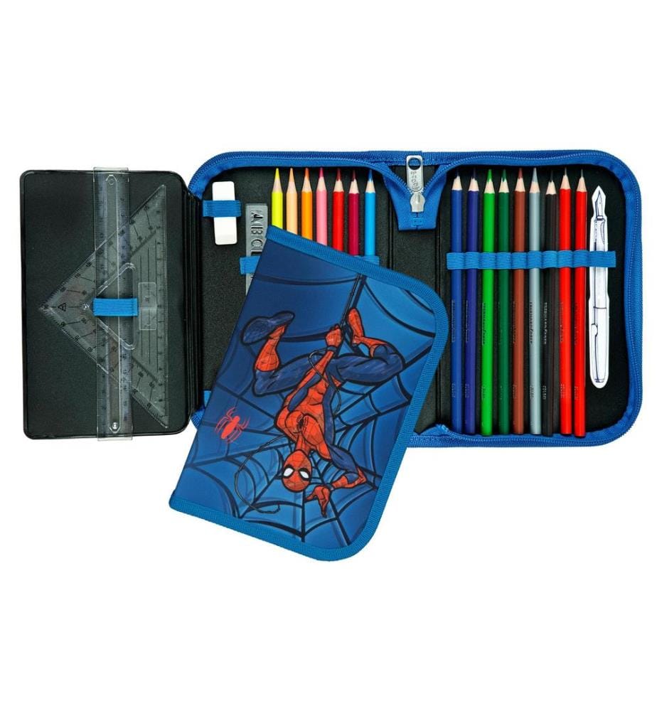 SCOOLI - Etui gefüllt Spiderman