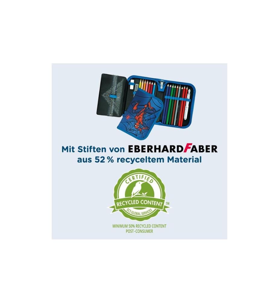 SCOOLI - Etui gefüllt Spiderman