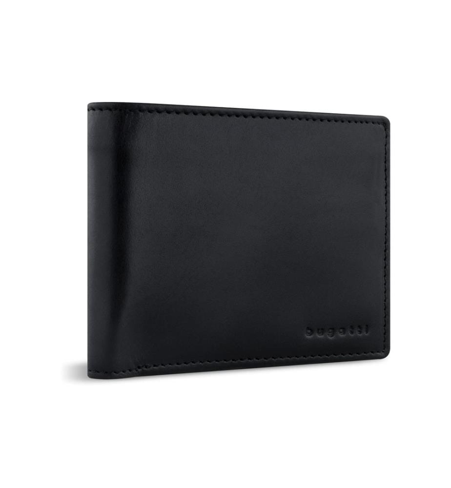 Bugatti - Portefeuille Remo - Pochette à billets noire