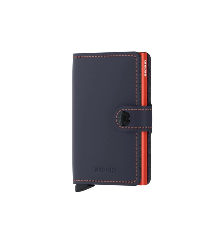 SECRID - Portefeuille Mini portefeuille Matte Nightblue Orange