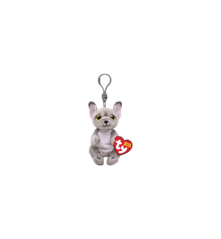 Ty - Porte-clés Wilfred Gris, Blanc