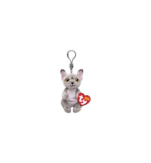 Ty - Porte-clés Wilfred Gris, Blanc