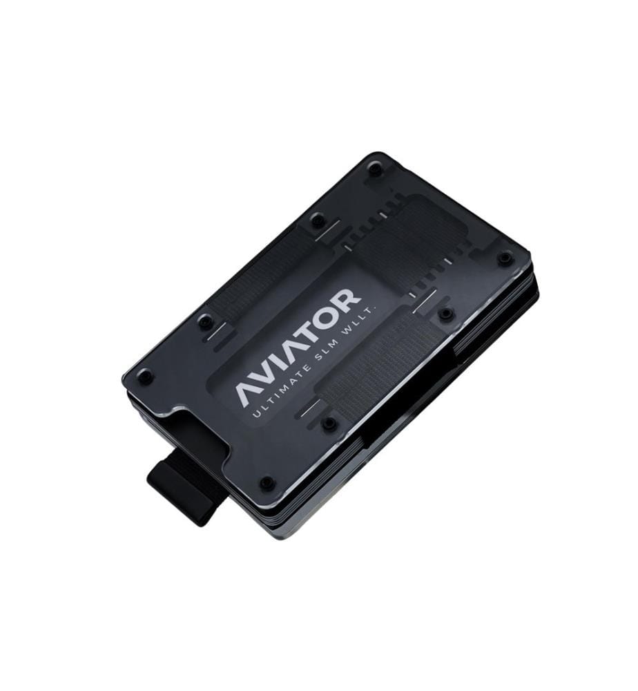 AVIATOR - Wallet SLIDE Carbon cash clip fusion black